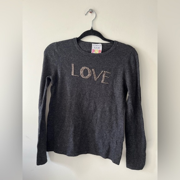 Clements Ribeiro POP Lambswool-Cashmere ‘Love’ Sweater - Picture 1 of 6